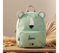 Zaino per bambini Mr. Polar Bear Menta | Trixie – Senza personalizzazione