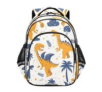 Zaino per bambini per bambini in età prescolare o asilo dinosauro giocare a basket 3-8 anni, Multi, M