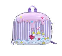 Zaino per bambini per la scuola, design a forma di razzo di ghiaccio, elegante zaino per bambini, perfetto per uscite informali e per l'uso quotidiano. (Purple, One Size)