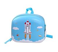 Zaino per bambini per la scuola, design a forma di razzo di ghiaccio, elegante zaino per bambini, perfetto per uscite informali e per l'uso quotidiano. (Blue, One Size)