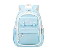 Zaino per bambini per ragazze, leggero, grande capacità, borsa per la scuola con più scomparti, durevole, uso quotidiano (Light Blue, One Size)