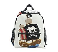 Zaino per bambini Pirate Ship Kindergarten Preschool Bag per Toddler Girls Boys
