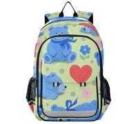 zaino per bambini ragazze per la scuola 8-12: librerie leggere per ragazzi in colori assortiti - Cute Cartoon Blue Bears