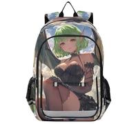 zaino per bambini ragazzi 8-12: borse leggere libri da donna in colori assortiti - Little Devil Anime Girl