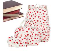 Zaino per bambini - Set di borsa scolastica in cordino - Astuccio per matite scatola da gustare - per sport università, viaggi, escursionismo, campeggio, attività all'aperto, Un, Se référer au