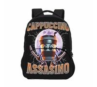 Zaino per bambini Tralalerotralala, borsa da scuola con tasca frontale per animali italiani Brainrot AI per ragazzi e ragazze,Style 12
