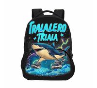 Zaino per bambini Tralalerotralala, borsa da scuola con tasca frontale per animali italiani Brainrot AI per ragazzi e ragazze,Style 1