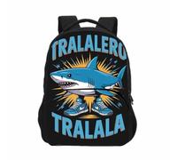 Zaino per bambini Tralalerotralala, borsa da scuola con tasca frontale per animali italiani Brainrot AI per ragazzi e ragazze,Style 6