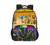 Zaino per bambini Tralalerotralala, borsa da scuola con tasca frontale per animali italiani Brainrot AI per ragazzi e ragazze,Style 5