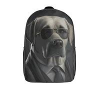 Zaino per bambini Zaino per la scuola della mafia Labrador Zaino per la scuola 3D Zaino per la scuola per bambini Borse per la scuola Zaino alla moda con borse per libri tascabili da 17 pollici