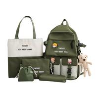 Zaino Per Bambini - Zaino Scuola Casual Per Studenti | Libri Per Studenti | Borsa A Tracolla In Nylon Per Scatola Matita, Forniture Per Scuola, Computer Portatili, L