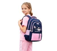 Zaino per Bambini, Zaino Spaziale per Bambini, capiente, Leggero, ergonomico, con Stampa di astronauti dei Cartoni Animati.