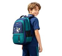 Zaino per Bambini - Zaino Spaziale per Bambini, capiente, Leggero, ergonomico, con Stampa di astronauti dei Cartoni Animati.