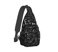 Zaino per borsa a tracolla di grande capacità, alla moda e resistente compatibile con lo zainetto delle equazioni della classe di matematica fisica, borsa a tracolla divertente a tracolla con tracolla