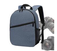 Zaino per borsa fotografica | Borsa per fotocamera DSLR grande impermeabile con doppia tracolla | Zaino DSLR, zaino da viaggio per fotocamera, custodia fotografica per fotocamere reflex DSLR, obiettiv