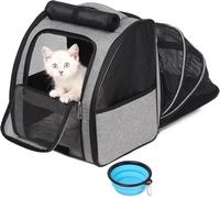Zaino per Cani Zaino per Gatti, Zaino Espandibile per Piccoli Cani E Gatti, Appr