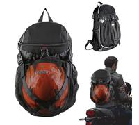 Zaino Per Casco Da Moto, Zaino Impermeabile Per Moto Borsa Per Casco Di Grande Capacità Da 20 Litri Con Rete Per Casco Per Caschi E Basket Per Uomo Donna Equitazione