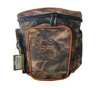 Zaino con gerla vimini funghi tartufi e castagne tessuto camo