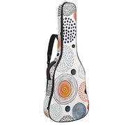 Zaino per chitarra con tracolla regolabile per chitarra e basso da 42 pollici, per chitarra classica e folk, Maru Bubble Multi