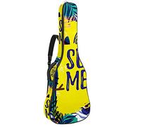 Zaino per chitarra con tracolla regolabile per chitarra e chitarra per basso inferiore a 12 cm, chitarra classica folk Hello Summer Parrot