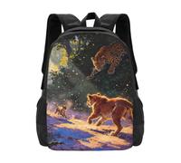 Zaino per computer portatile, borsa da trekking, Cibo Leopardi, Taglia | Zaini da lavoro borsa da viaggio