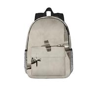 Zaino per computer portatile con stampa a tema baseball arancione e softball, leggero, impermeabile, da viaggio, ergonomico, 38,1 cm, Aereo aereo della seconda guerra mondiale, One Size