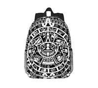 Zaino per computer portatile con stampa della fine del mondo con calendario Maya, leggero, impermeabile, da viaggio, ergonomico, 38,1 cm, Calendario Maya Fine del mondo, One Size