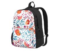 Zaino per computer portatile, da donna, da uomo, da viaggio, per scuola | Il fiore moderno ha stampato lo zaino di viaggio di grande capacità per l'affare del