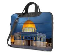Zaino per computer portatile da uomo Golden Dome Of The Rock: una borsa per laptop Marvel notturna zaino da viaggio zaino da viaggio, Colore, 29x40cm