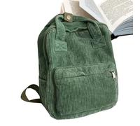 Zaino per computer portatile in velluto a coste, semplice e alla moda, borsa a mano con manico, piccolo zaino, borsa per computer portatile in velluto a coste, borsa casual per gite di un giorno