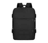 Zaino per computer portatile, zaino da viaggio, zaino per bagagli Weekender, separazione umida e asciutta, antifurto, approvato dalla compagnia aerea, impermeabile, zaino per le donne e l, Nero , Se