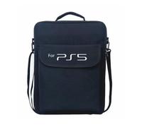 Zaino per console PS5 Custodia per PS5 di grande capacità Custodia per il trasporto Compatibile con monitor, cuffie, giochi, caricabatterie e accessori, nero, Regolare