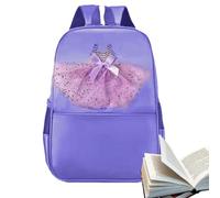 Zaino per danza classica per bambini - vestito tutù per ginnastica e danza, materiale leggero e resistente, spallacci regolabili, ampio scomparto principale, design morbido e confortevole per