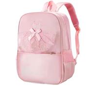 Zaino per danza classica, per ragazze, per danza classica, per ragazze, per balletto, per adolescenti, per danza classica, per ragazze, zaino per la scuola, zaino da viaggio per danza, Colore: rosa