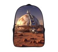 Zaino per donna e uomo, zaino da viaggio per laptop, zaino leggero, zaino da viaggio per lavoro, escursionismo, stazione satellitare su Marte