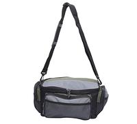 Zaino Per Esche da Pesca, Borsa Per Pesca Quadrata, Borse Per Attrezzi da Pesca di Grande Capacità, Accessorio Per La Pesca, Può Contenere Mulinelli da Pesca, Esche, Pinze, Ganci-Verde con Grigio