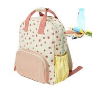 Zaino per escursionismo con stampa di fragole, alla, in tela, comoda, leggera, alla, per ragazze, casual, viaggi, picnic, avventura