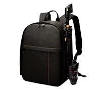 Zaino per fotocamera da viaggio - pacchetto fotografico imbottito, vettore di attrezzature compatte | Custodia per la chiusura della cerniera, divisore slot DSLR, per uomini atleti ragazze, avventure