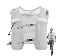 Zaino Per Giubbotto In Esecuzione, Pacchetto Da Corsa 4L Di Idratazione Leggera, Cinturini Per Il Torace Regolabili + Design Di Sicurezza Riflettente, Sacchetto Per Vescica D'acqua Compatibile, 36x30x