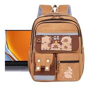 Zaino per i cartoni animati per bambini, zaino per bambini Capybara | Studenti della scuola Capybara carina BOOKBAG | Pouch da stampa alla moda impermeabile grande capacità per l'asilo, gita di un gio
