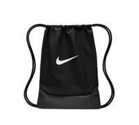 Zaino per il tennis Nike Brasilia Drawstring Gym Bag - black/black/white - Nero