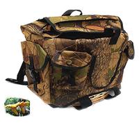 ZAINO PER LA RACCOLTA FUNGHI COLORE CAMO MIMETICO CON CESTO IN VIMINI RD24Z