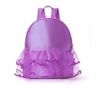 Zaino per la scuola, 31 x 27 x 12,5 cm, resistente, casual, per tutti i giorni, per uomini e donne, leggero e confortevole, con tasche multiple, elegante, versatile, da viaggio e per la scuola, Lilla