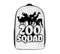 Zaino Per La Scuola Amante Degli Animali Dello Zoo Zaino Per Ragazze Vintage Borse Da Scuola Impermeabile Zaino Per Bambini Per Bambini, Escursionismo, Trekking, 43X32X14Cm