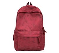 Zaino per la scuola da donna, per la scuola, per computer portatile, da donna, piccolo lavoro, bagaglio a mano, da uomo, per la scuola, per adolescenti, ragazzi, tinta unita, colore rosa, borsa zaino