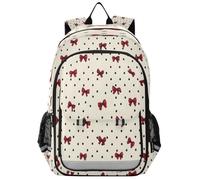 Zaino per la scuola elementare e media, grazioso motivo a pois, per bambini, per ragazzi, asilo, robusto, impermeabile, leggero, durevole, età 6-12 anni