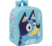 Zaino per la scuola materna 3D Bluey - Zaino per la scuola con licenza ufficiale - Design ergonomico - Ampio spazio di archiviazione - Tasche multifunzionali Scopri gli zaini scuola SAFTA, perfetti pe