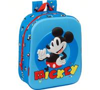 Zaino per la scuola materna 3D con tasca rossa per Topolino - Zaino per la scuola con licenza ufficiale - Design ergonomico - Ampio spazio di archiviazione - Tasche multifunzionali Scopri gli zaini sc