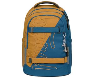 Zaino per la scuola media Baagl Skate Max Colore: marrone/blu