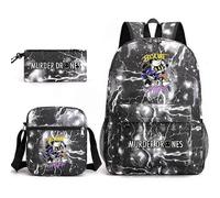 Zaino per la scuola Murder Drones UZI, astuccio per matite, borsa a tracolla, set da tre pezzi _6